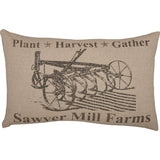 Sawyer Mill Charcoal Plow Pillow-Lange General Store