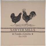 Sawyer Mill Poultry Shower Curtain-Lange General Store