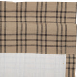 Farmstead Charcoal Prairie Swag Curtains