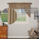 Farmstead Charcoal Swag Curtains