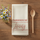Farmstead Red Kitchen Towel - Farmhouse Living-Lange General Store