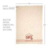Farmstead Red Kitchen Towel - Tractor-Lange General Store