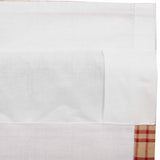 Farmstead Red Plaid Valance