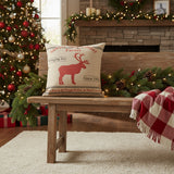 Farmstead Reindeer Pillow-Lange General Store