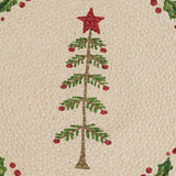 Feather Tree & Holly Braided Placemats-Lange General Store