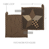 Five Point Star Pot Holder-Lange General Store