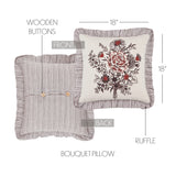 Fleurette Floral Bouquet Pillow-Lange General Store