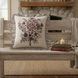 Fleurette Floral Bouquet Pillow-Lange General Store