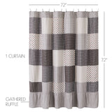 Fleurette Patchwork Shower Curtain-Lange General Store