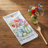 Flower Market Mason Jars Terry Towel-Lange General Store