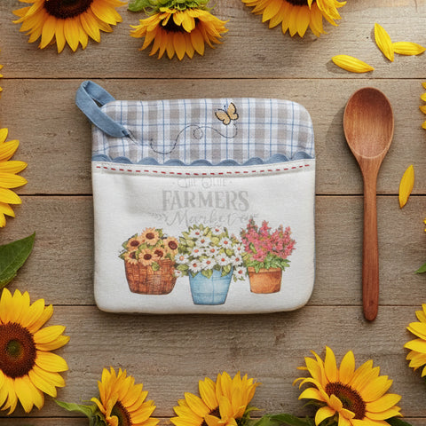 Flower Market Pot Holder-Lange General Store