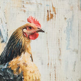 Four Chickens In A Row Rug-Lange General Store