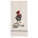 Fowl Attitude Dishtowel-Lange General Store
