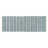 French Blue Chindi Rag Rug - 24x72 Runner-Lange General Store