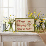 Fresh Bouquets Made To Order Framed Wall Sign-Lange General Store