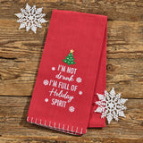 Full Of Holiday Spirit Dishtowel-Lange General Store