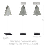 Galvanized Metal Christmas Tree-Lange General Store