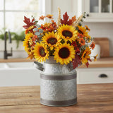 Galvanized Milk Can Utensil Crock-Lange General Store