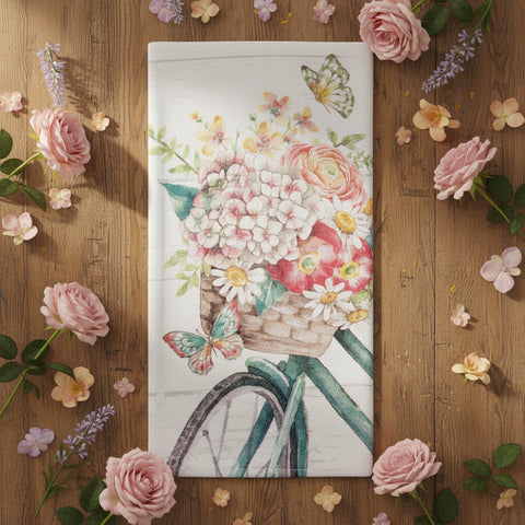 Garden Butterfly Bike Terry Towel-Lange General Store