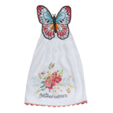 Garden Butterfly Hang-Up Kitchen Towel