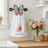 Garden Butterfly Hang-Up Kitchen Towel
