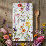 Garden Walk Floral Toss Terry Towel-Lange General Store