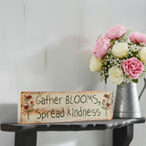Gather Blooms Spread Kindness Wall Sign-Lange General Store