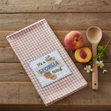 Georgia Embroidered Applique Tea Towel-Lange General Store
