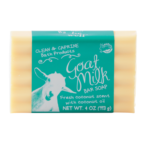 Goat Milk Pressed Bar Soap - Fresh Coconut-Lange General Store