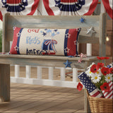 God Bless America Mason Jar Pillow-Lange General Store