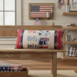 God Bless America Mason Jar Pillow-Lange General Store