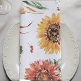 Gold and Red Sunflowers Napkins-Lange General Store
