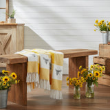 Golden Bee Woven Throw-Lange General Store