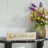 Buzzy Bees Bee Blessed & Thankful Wall Sign-Lange General Store