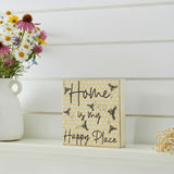 Buzzy Bees Home Is My Happy Place Block Sign-Lange General Store