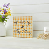 Golden Bees Me & My Honey Block Sign-Lange General Store