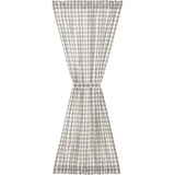 Annie Grey Buffalo Check Door Panel Curtain-Lange General Store