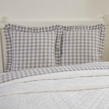 Annie Grey Buffalo Check Euro Sham-Lange General Store