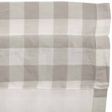 Annie Grey Buffalo Check Short Panel Curtains-Lange General Store