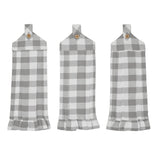 Grace Ann Button Loop Tea Towel Set of 3-Lange General Store