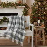 Grace Ann Check Woven Throw-Lange General Store