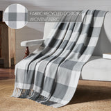 Grace Ann Check Woven Throw-Lange General Store