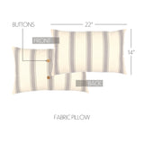 Graycie Fabric Pillow-Lange General Store
