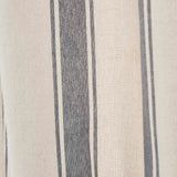 Graycie Grain Sack Grey & Creme Stripe Prairie Swags