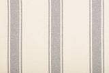 Grace Grain Sack Stripe Long Panel Curtains-Lange General Store