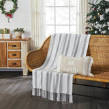 Graycie Grain Sack Stripe Throw-Lange General Store