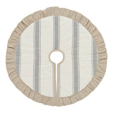 Graycie Grain Sack Stripe Tree Skirt-Lange General Store