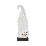 Happy Jack-O-Lantern Wooden Ghost-Lange General Store