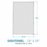 Hard Candy Plaid Waffle Dishtowel Set of 2
