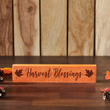 Harvest Blessings Fall Leaves Sign-Lange General Store